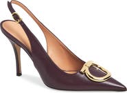 FERRAGAMO Sara Pointed Toe Slingback Pump