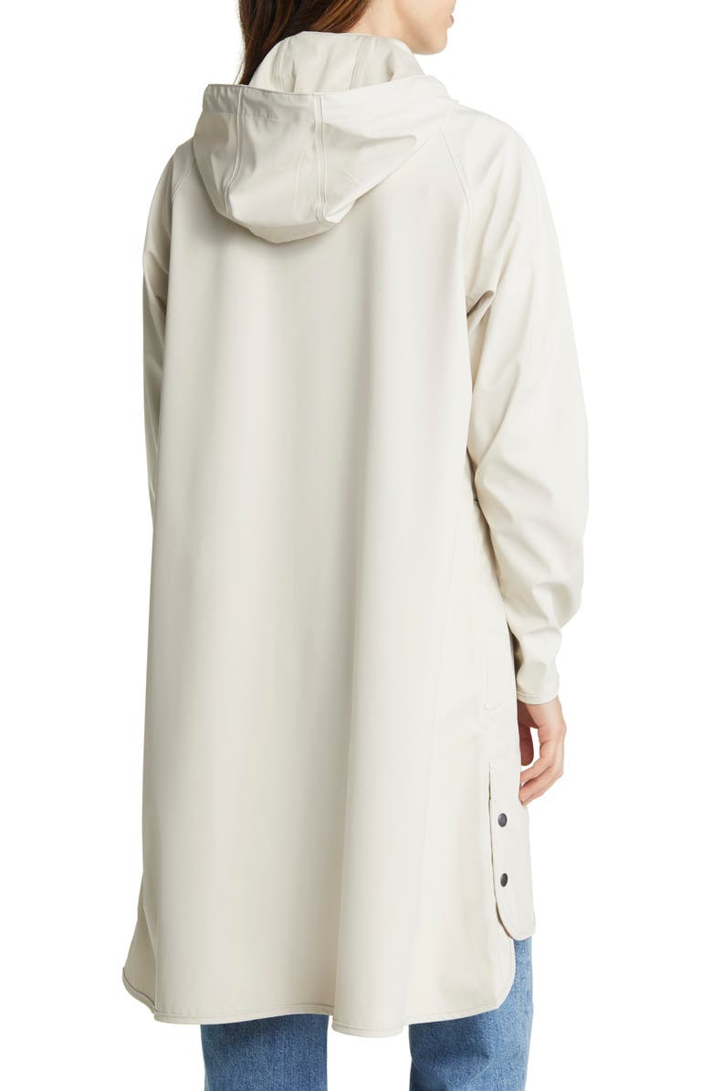 Ilse Jacobsen Hooded Raincoat, Alternate, color, Milk Creme