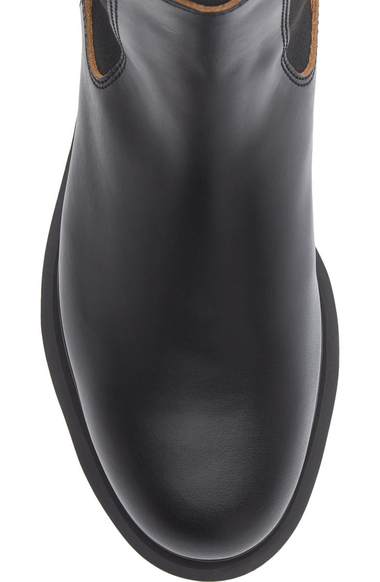 Sacai Lug Sole Chelsea Boot, Alternate, color, Black