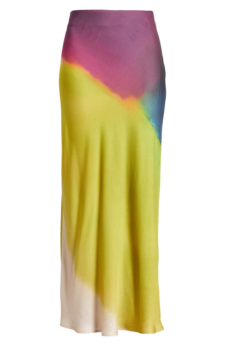 & Other Stories Ombré Satin Maxi Skirt, Alternate, color, 