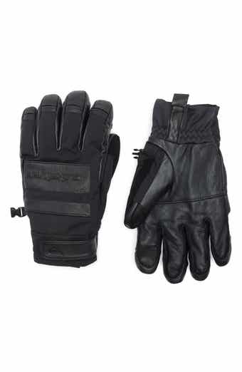 Quiksilver Squad Faux Leather Panel Gloves