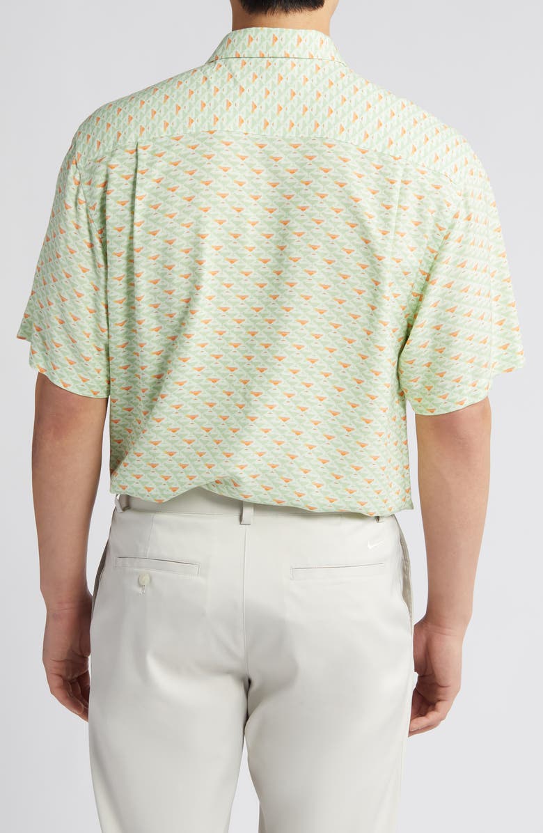 Tommy Bahama Veracruz Cay Cocktail Mixer Short Sleeve Button-Up Shirt, Alternate, color, Light Wasabi