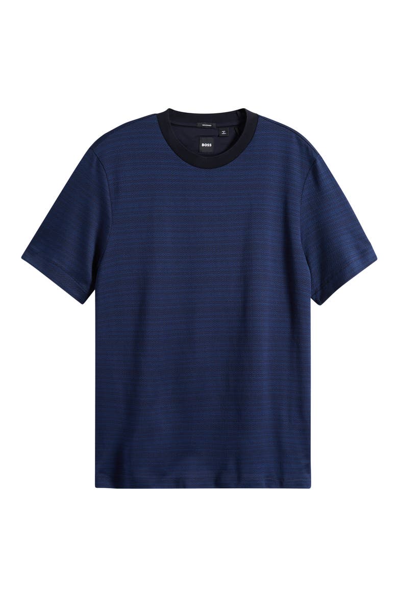 Taut Jersey Cotton T-Shirt, Alternate, color, DARK BLUE