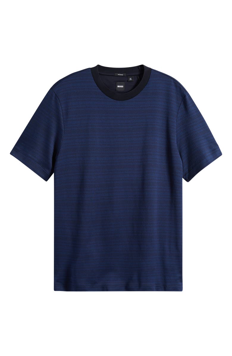 BOSS Taut Jersey Cotton T-Shirt, Alternate, color, Dark Blue