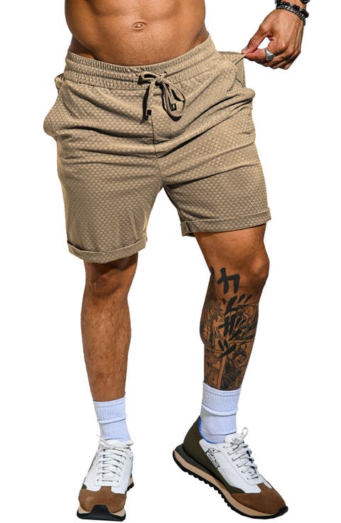 Athgainsboro Cotton Blend Drawstring Shorts