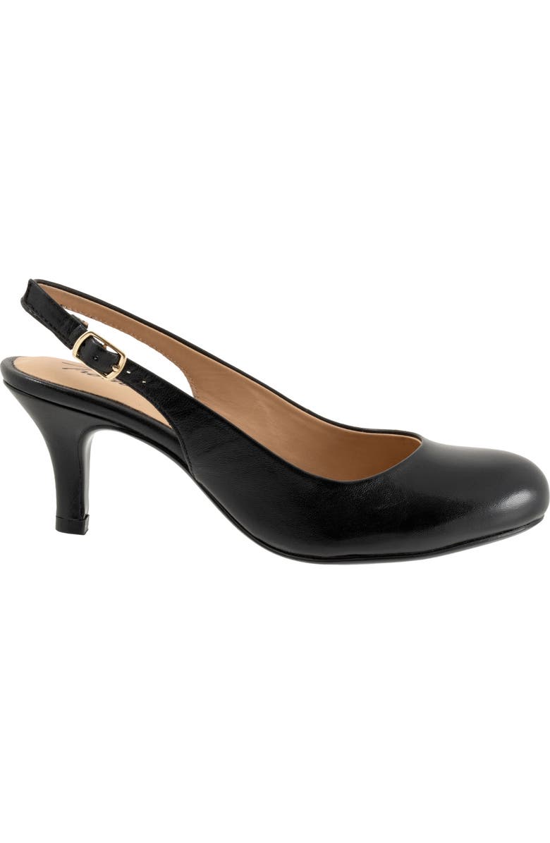 Trotters Lexi Slingback Pump, Alternate, color, Black