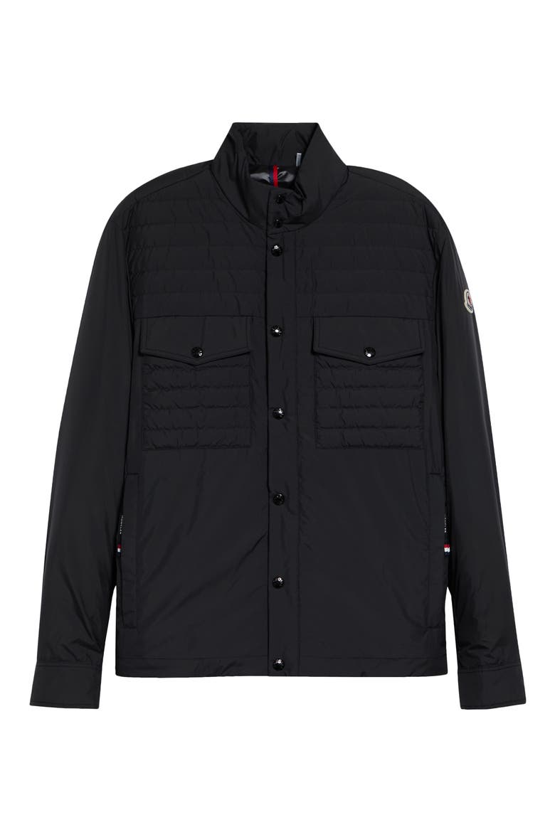 Vnorviane Quilted Down Jacket, Alternate, color, BLACK