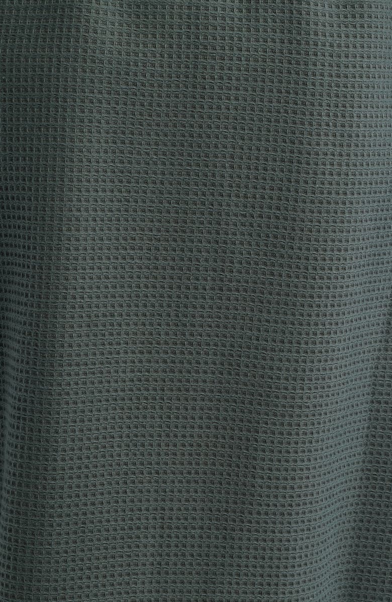 BOSS Waffle Knit Kimono Robe, Alternate, color, Open Green