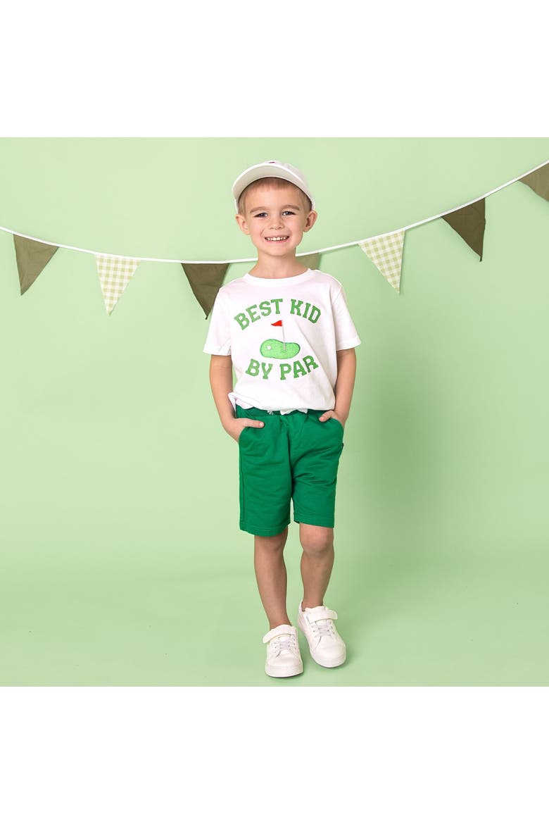 Best Kid By Par Patch Short Sleeve T-Shirt, Alternate, color, White