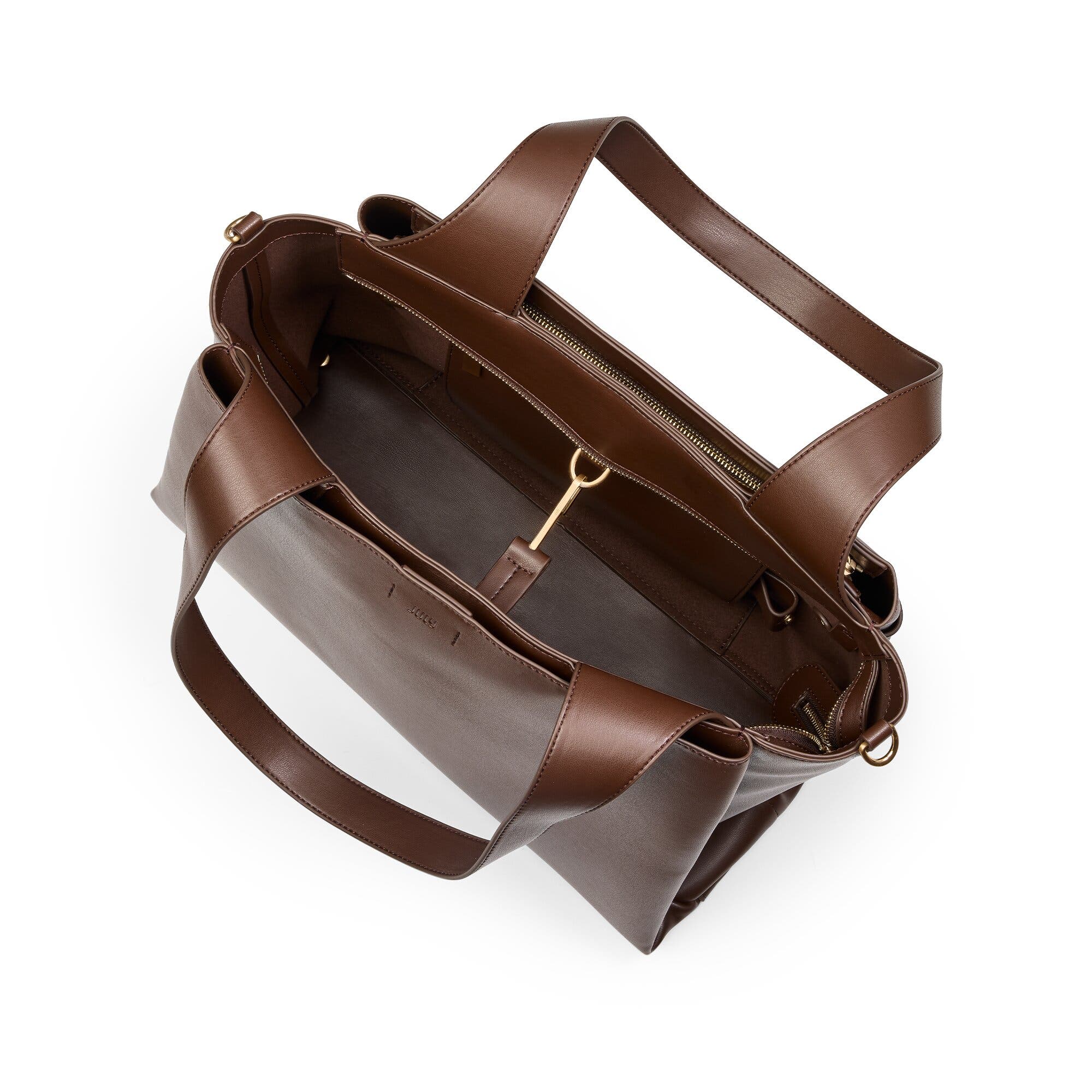 Juliette Soft Work Tote, Alternate, color, Chocolate Brown