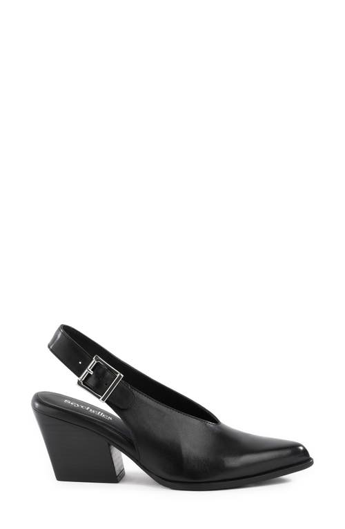 Seychelles Baby Faced Slingback Pump In Black