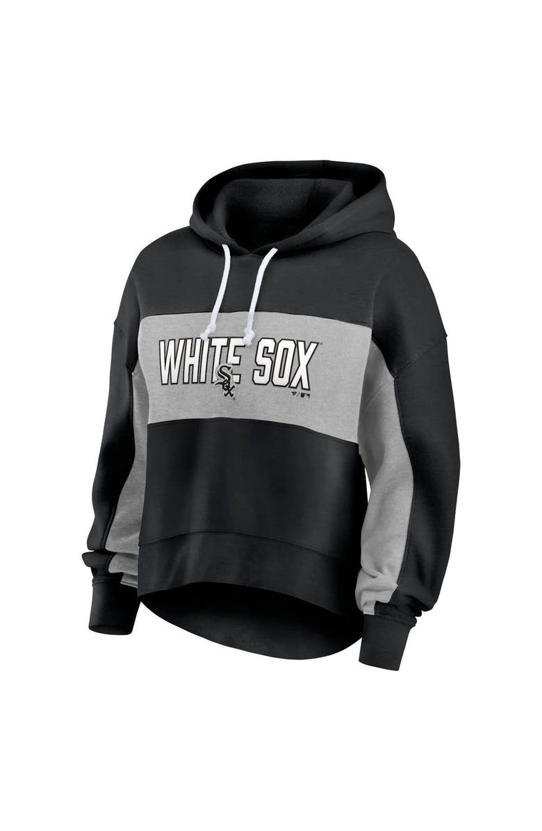 FANATICS Women's Fanatics Branded Black Chicago White Sox Filled Stat Sheet Pullover Hoodie, Alternate, color, Black