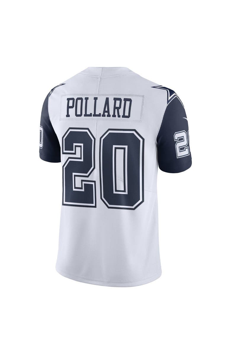 Nike Men's Nike Tony Pollard White Dallas Cowboys Vapor Limited Jersey, Alternate, color, 