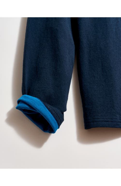 Billy Reid Raglan Crew In Blue
