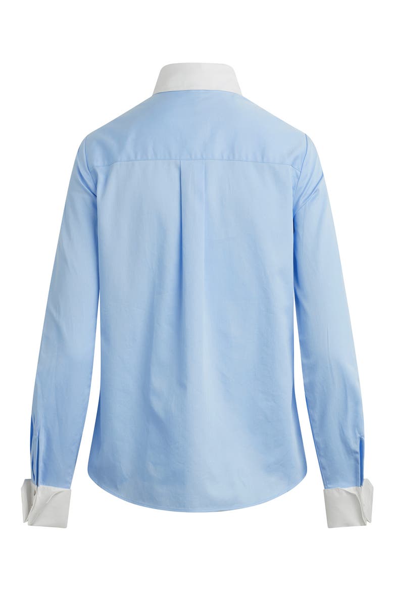 The Cuffed Statement Shirt, Alternate, color, POWDER BLUE/ BRIGHT