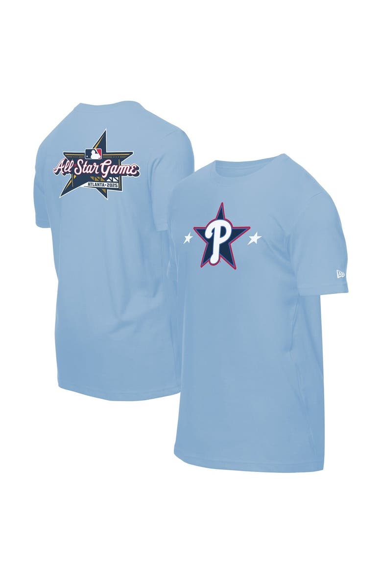 Men's New Era Light Blue Philadelphia Phillies 2025 MLB All-Star Game Workout T-Shirt, Main, color, Light Blue