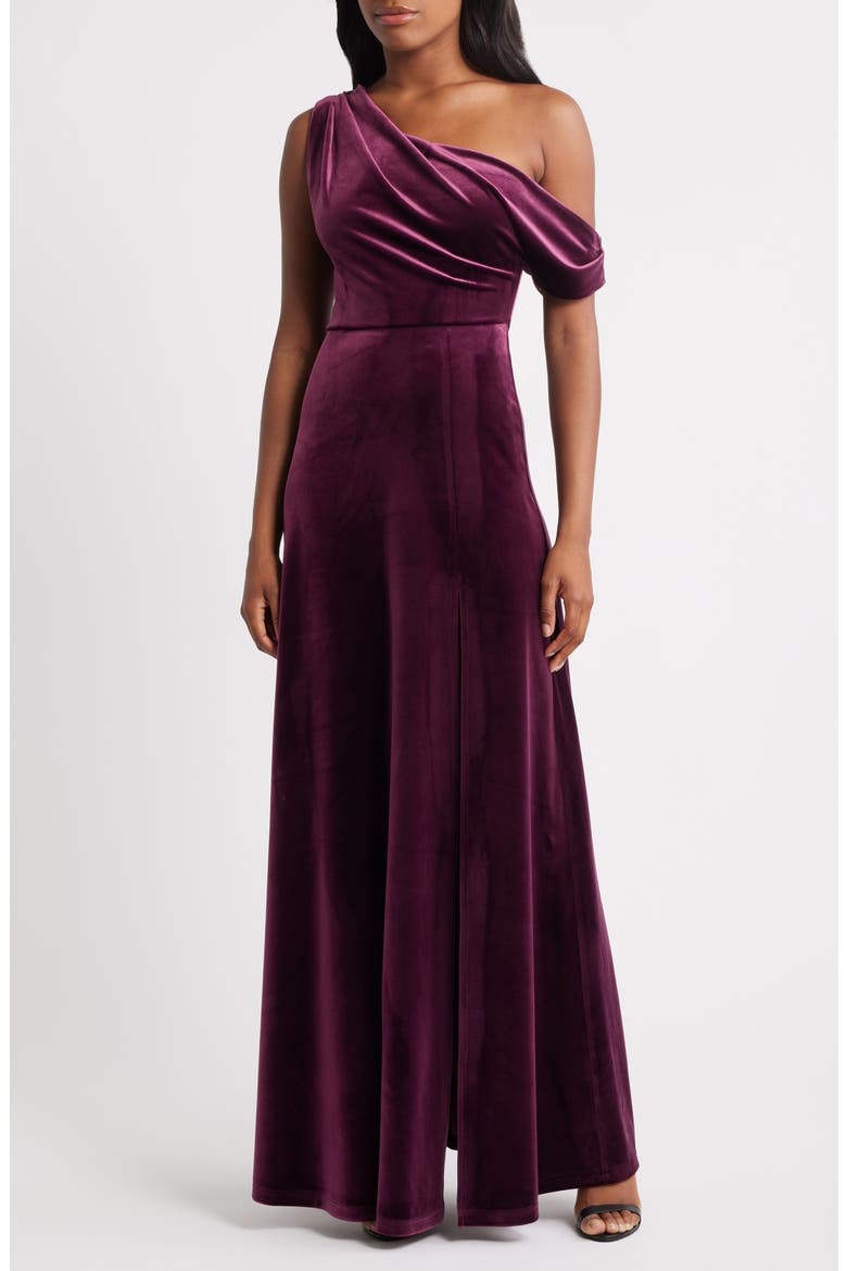 lulus one shoulder dress Lovely Black Dress - One-Shoulder Dress - Maxi Dress
