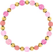 Emma Rae Women's 14K Gold Filled & Semi-Precious Gemstone Bead Bracelet