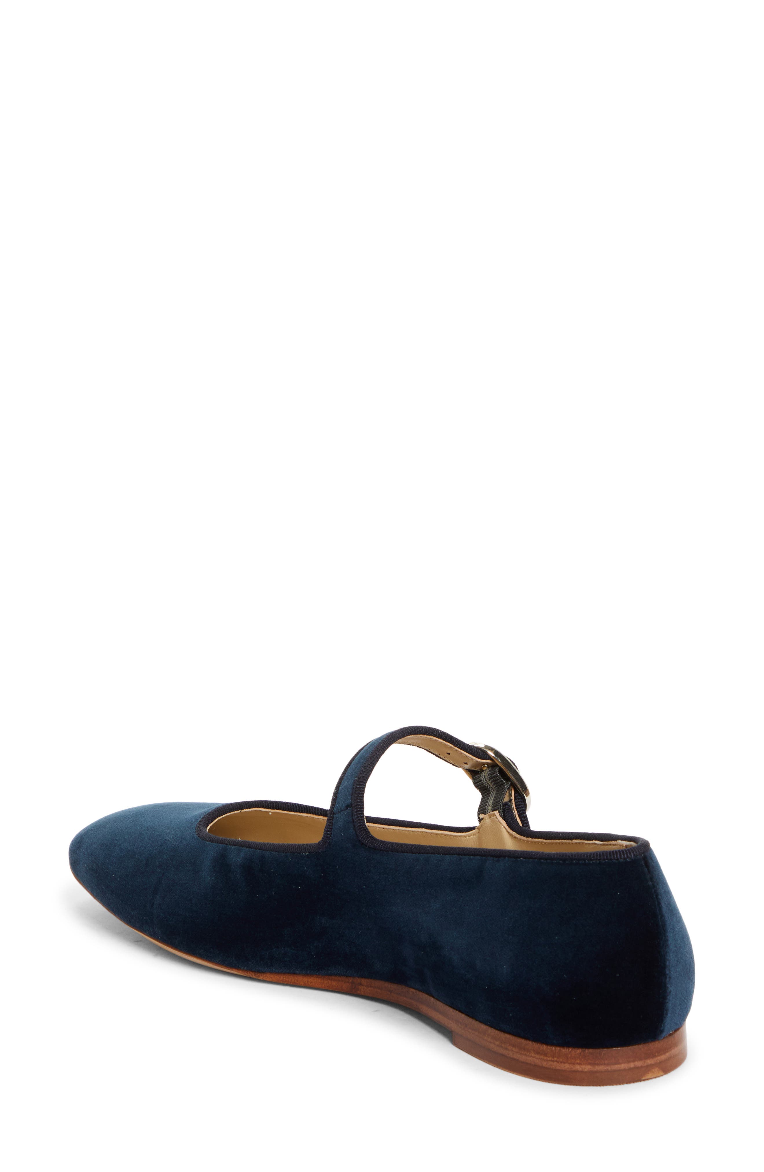 Le Monde Béryl Velveteen Mary Jane Flat (Nordstrom Exclusive) (Women ...
