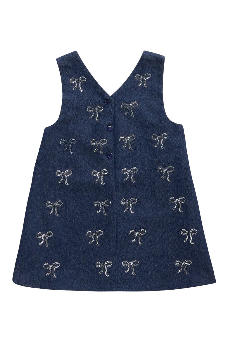 Kids' Bow Jumper Dress & Top Set, Alternate, color, NAVY