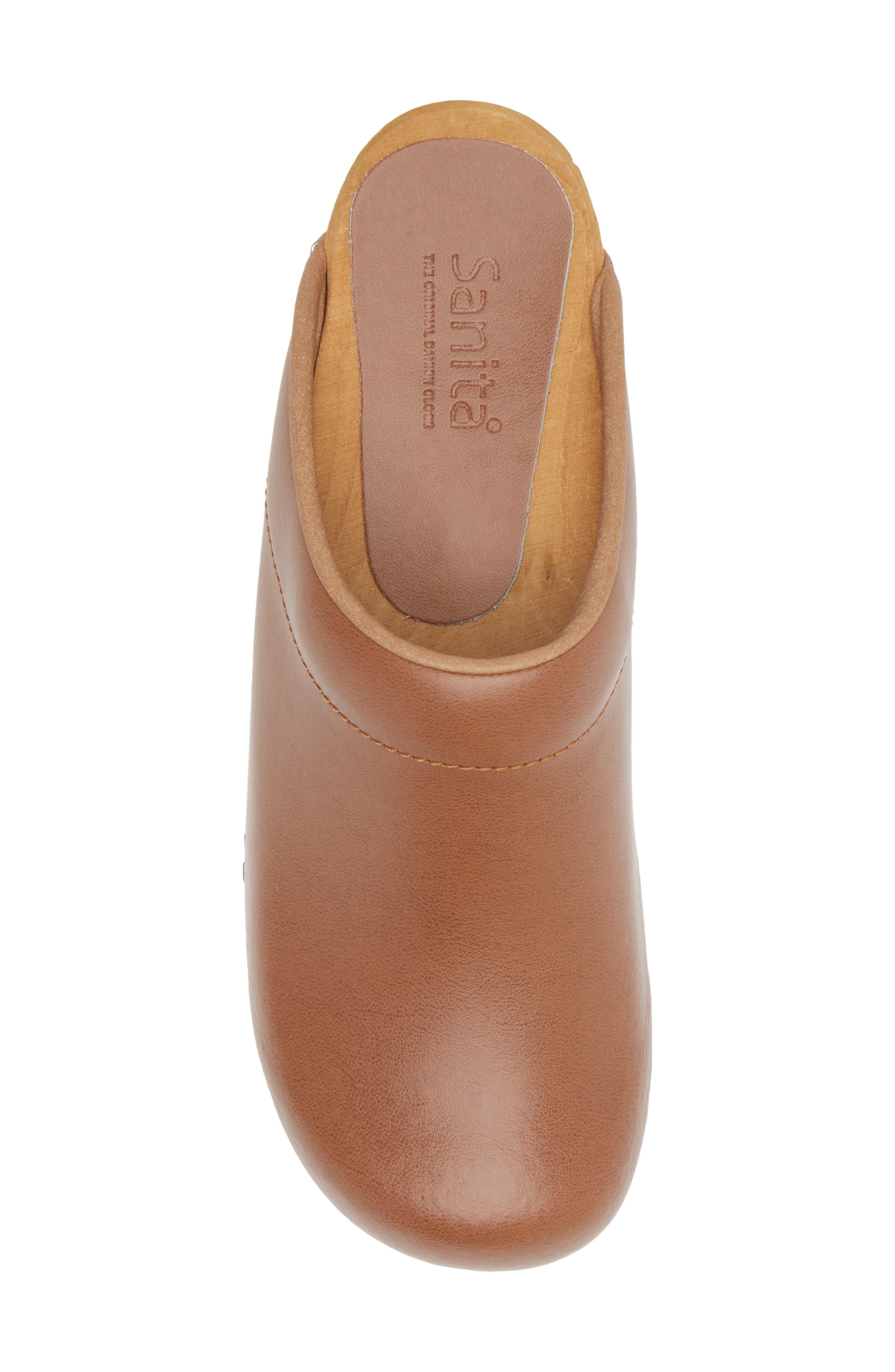 Sanita Lotte Clog, Alternate, color, Cognac