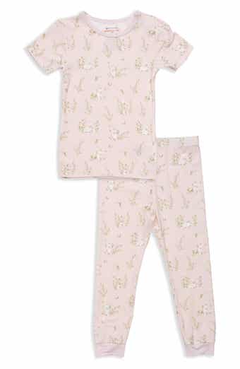 Bunny Floral Magnetic Two-Piece Pajamas
