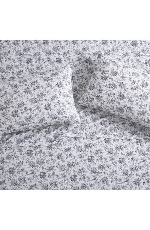 LAURA ASHLEY LAURA ASHLEY FAYE TOILE COTTON FLANNEL SHEET SET