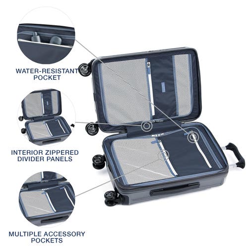 Travelpro Platinum Elite Hardside Expandable Compact Carry-on 20-inch Spinner In Vintage Grey
