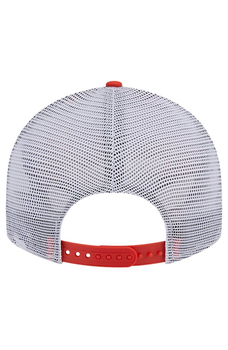 New Era Men's New Era Orange Clemson Tigers Throwback Circle Patch 9FIFTY Trucker Snapback Hat, Alternate, color, Orange