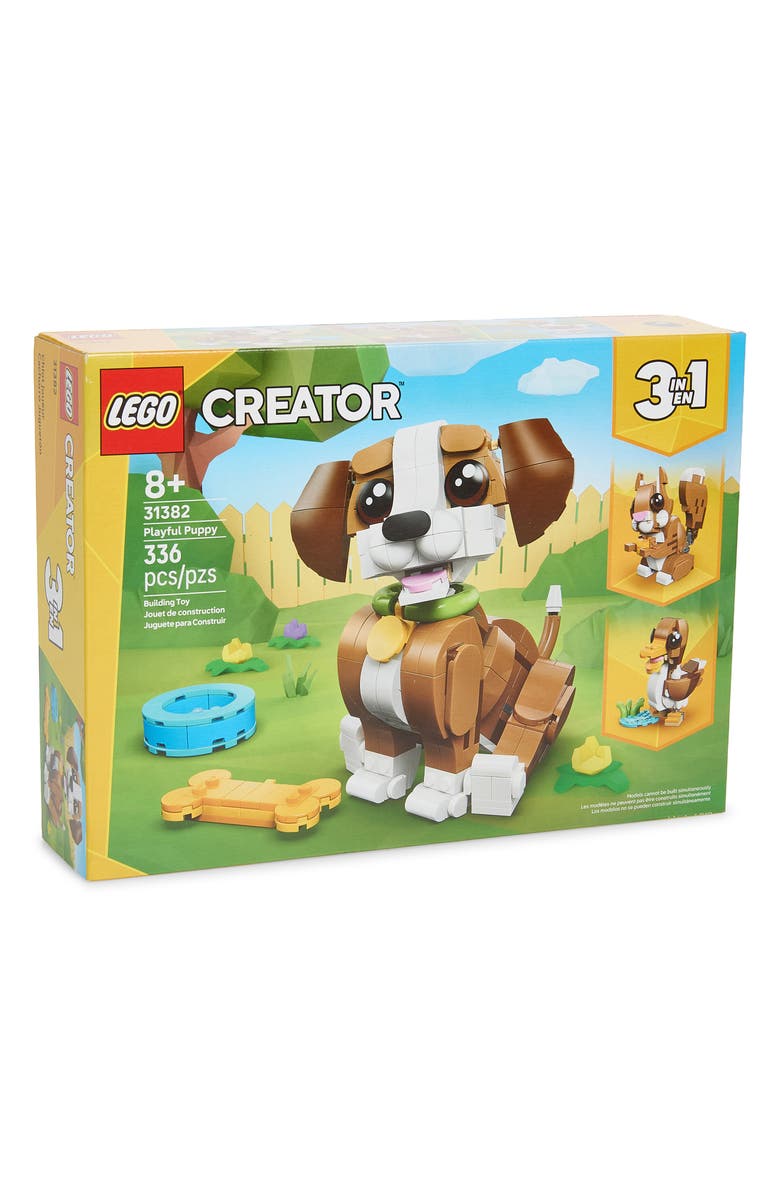 LEGO 8+ Creator 3-in-1 Cute Animals: Playful Puppy Dog - 31382, Main, color, Multi