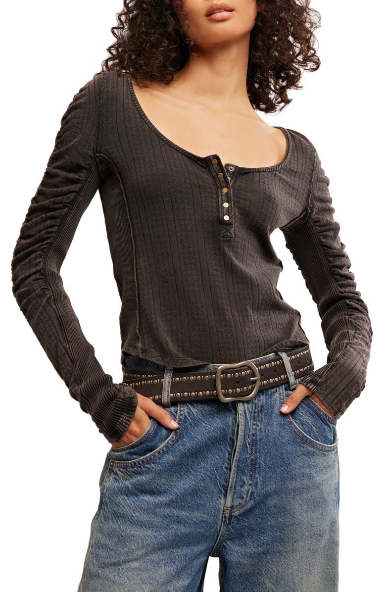 Free People Hope Pointelle Henley, Main, color,