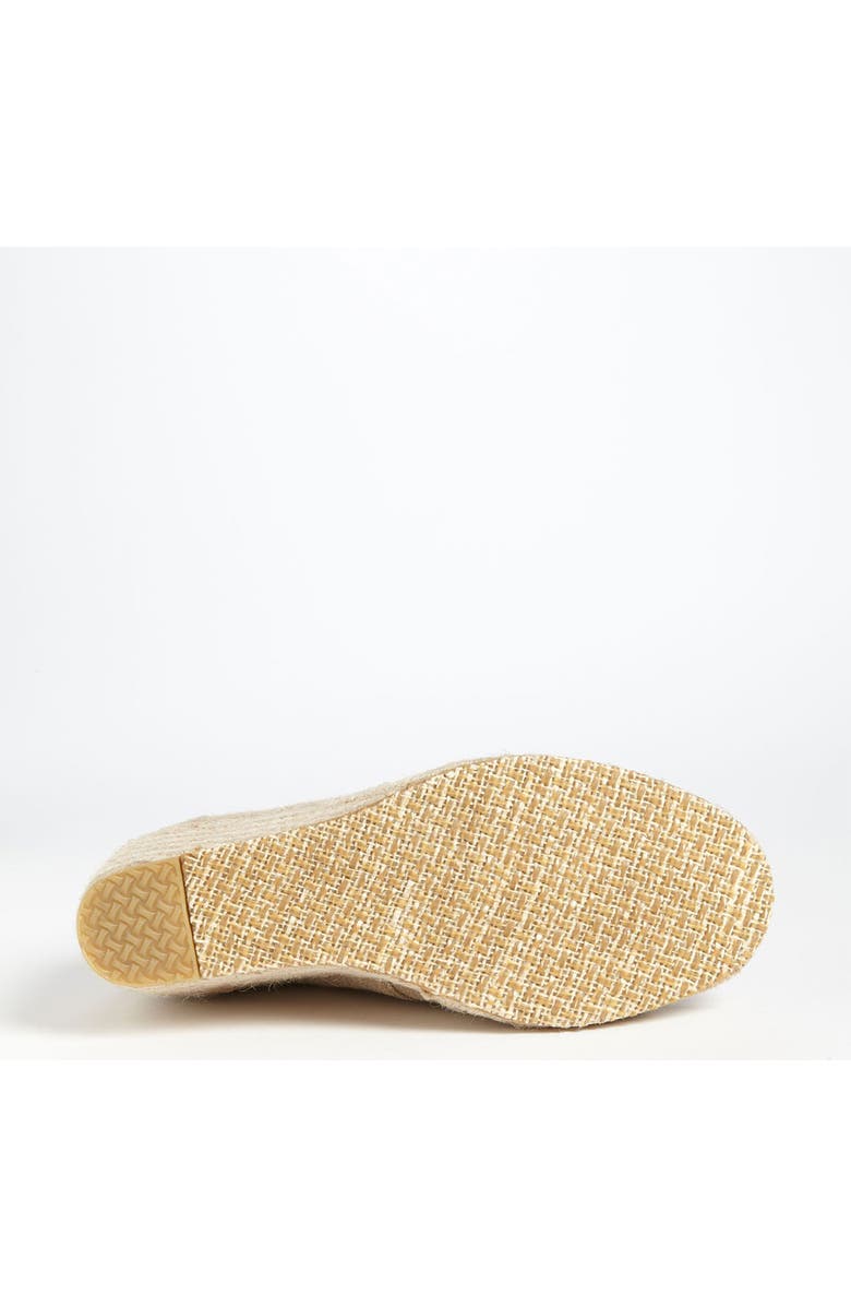 TOMS 'Desert' Burlap Wedge Bootie, Alternate, color,