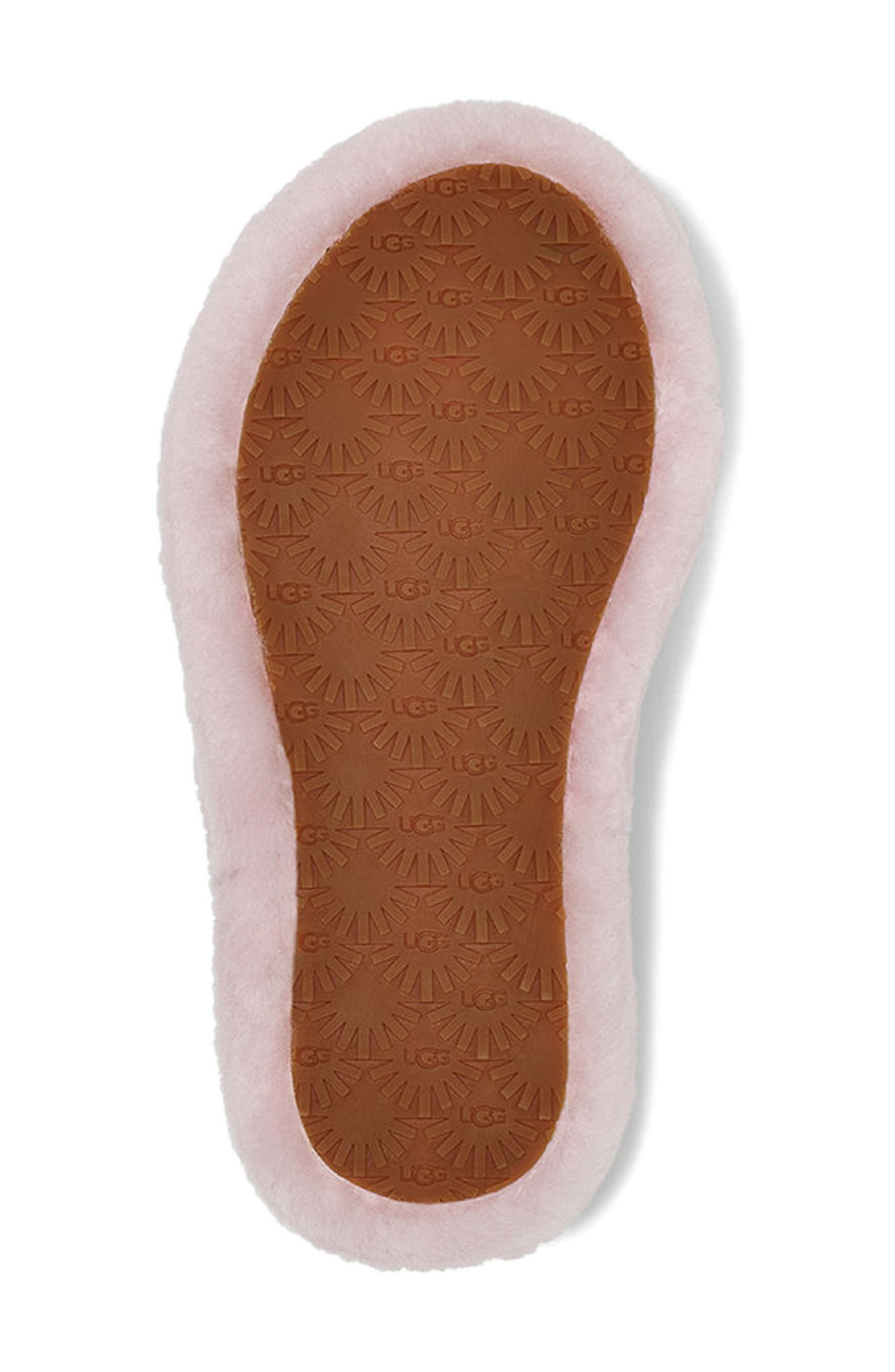 Oh Yeah Genuine Shearling Slingback Slipper, Alternate, color, SEASHELL PINK