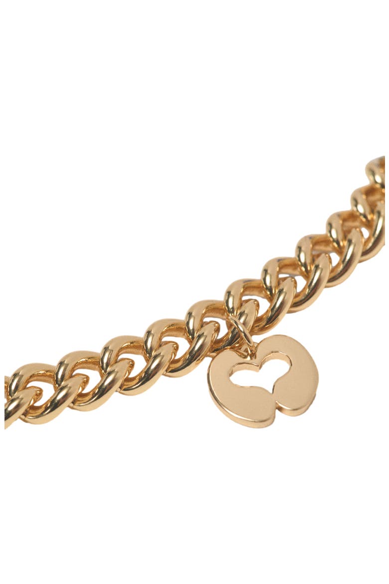 Sailor rope chain necklace, Alternate, color, Gold