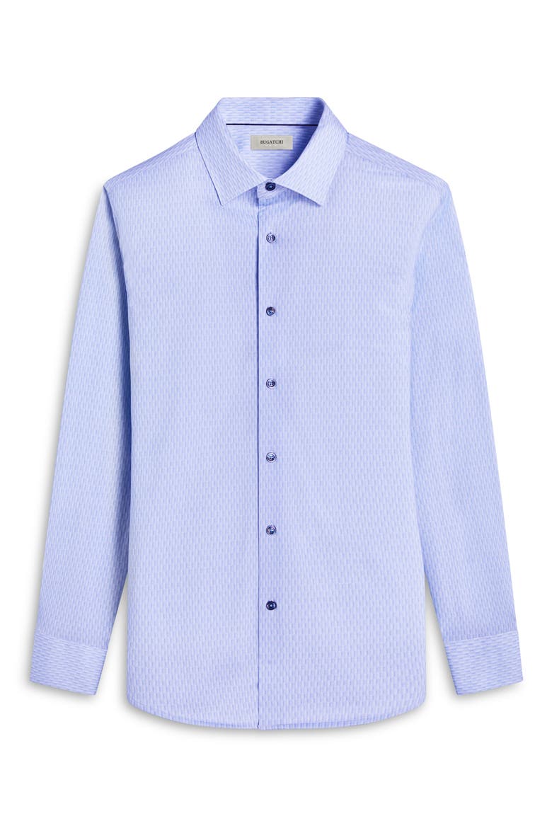 James OoohCotton® Geo Print Button-Up Shirt, Alternate, color, AIR BLUE