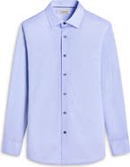 Bugatchi James OoohCotton® Geo Print Button-Up Shirt