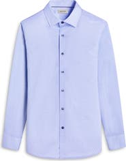 Bugatchi James OoohCotton® Geo Print Button-Up Shirt