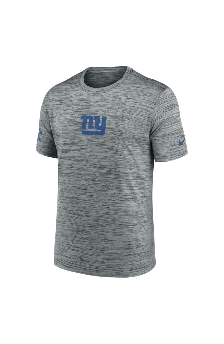 Nike Men's Nike Gray New York Giants Sideline Velocity Performance T-Shirt, Alternate, color, Gray