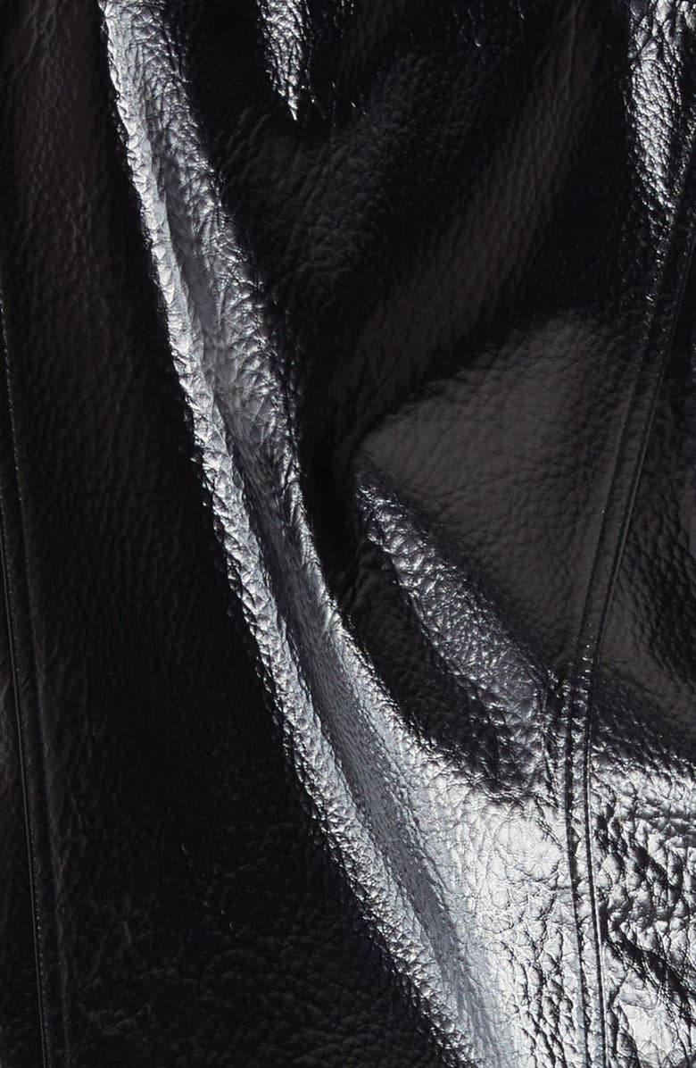 Cinq à Sept Jenn Faux Leather Jacket, Alternate, color, Black