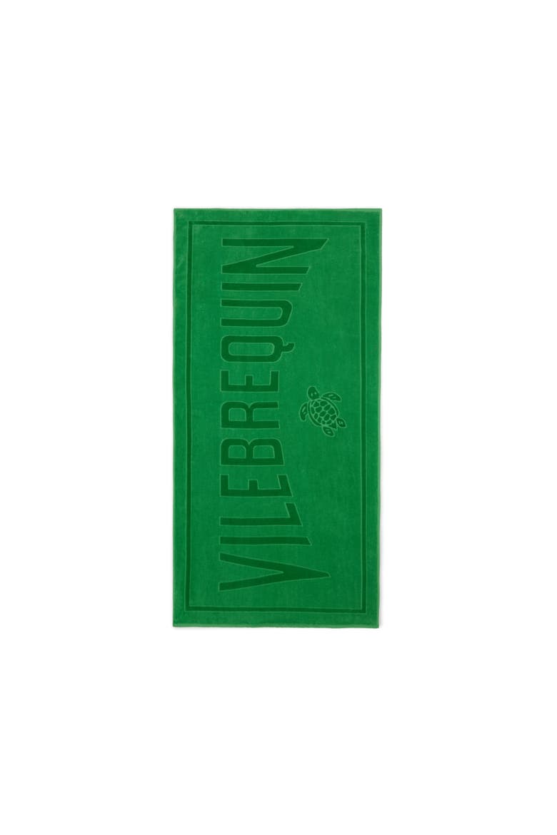Organic Cotton Solid Jacquard Towel, Alternate, color, JUNGLE