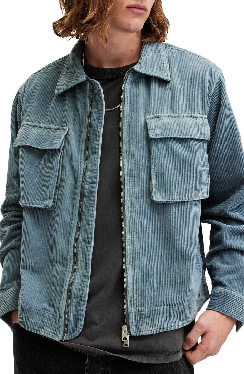 AllSaints Clifton Organic Cotton Corduroy Jacket, Alternate, color,