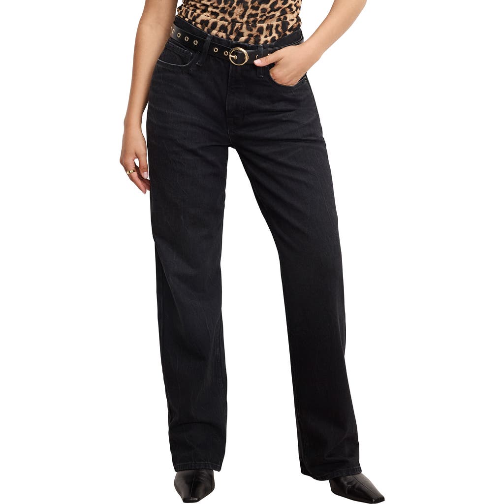 Good American Good Petite '90s Relaxed Jeans In Black