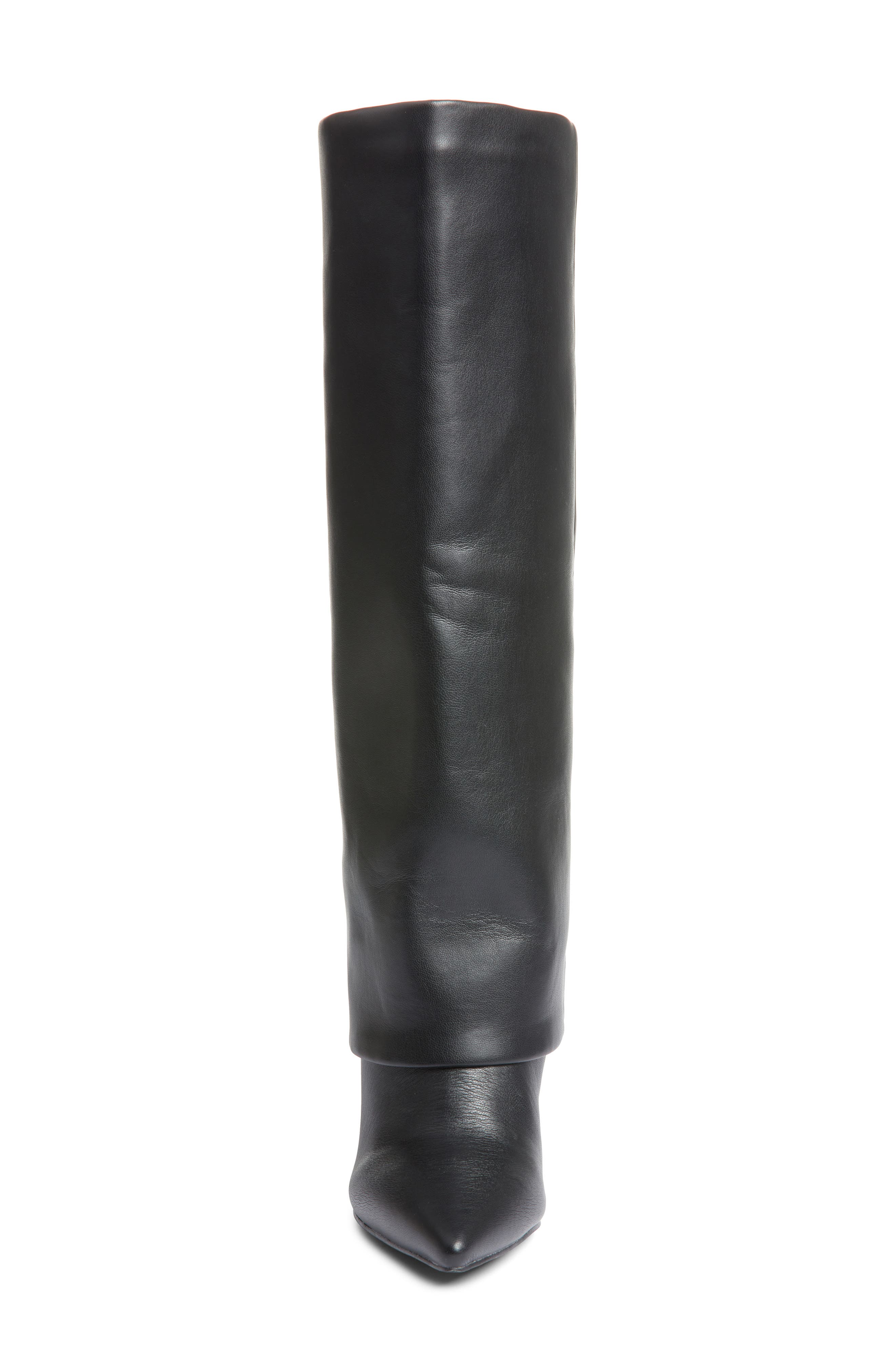 Chinese Laundry Fave Foldover Shaft Pointed Toe Knee High Boot, Alternate, color, Black
