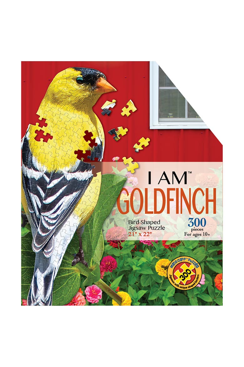 Goldfinch 300 Piece Jigsaw Puzzle, Alternate, color, Multicolored