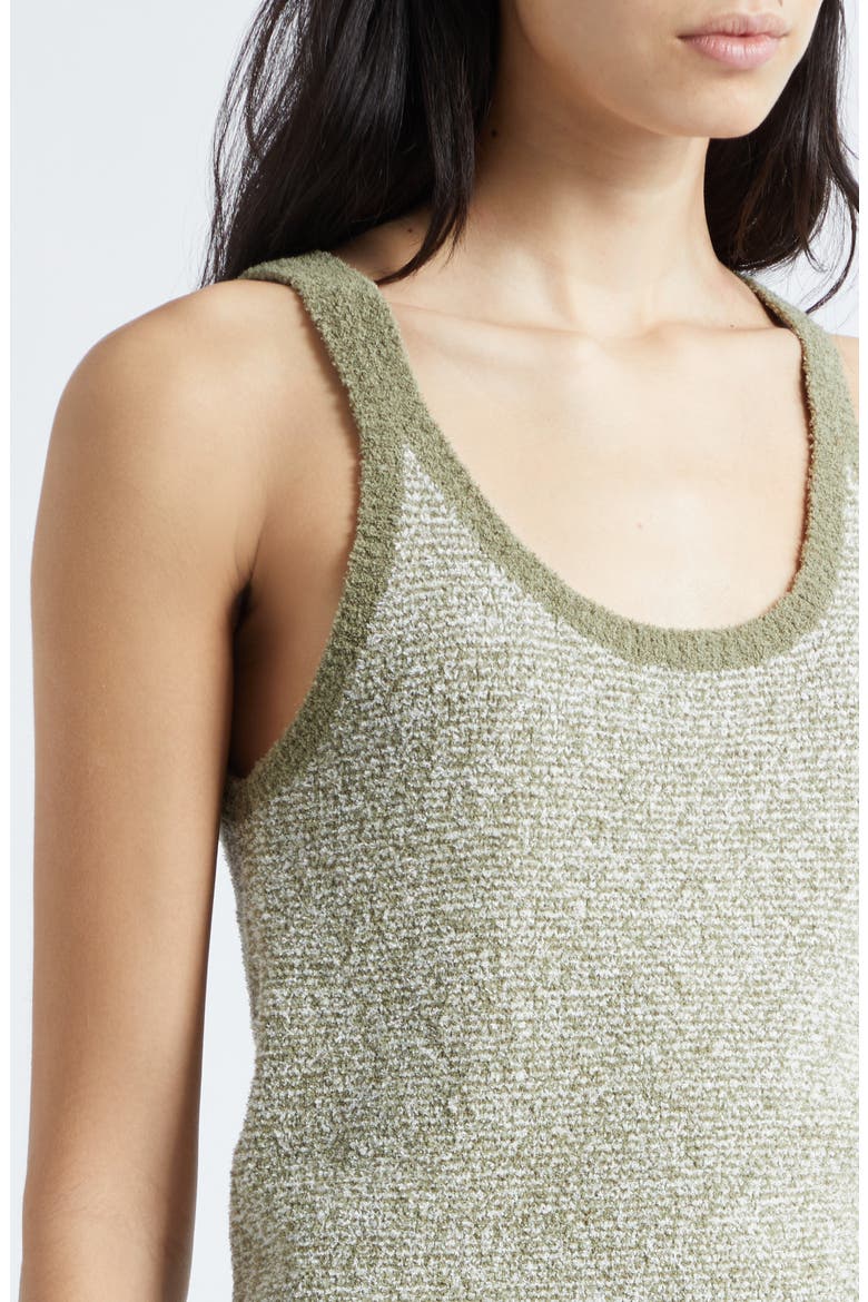 Textured Microstripe Tank, Alternate, color, ARTICHOKE/ OFF WHITE