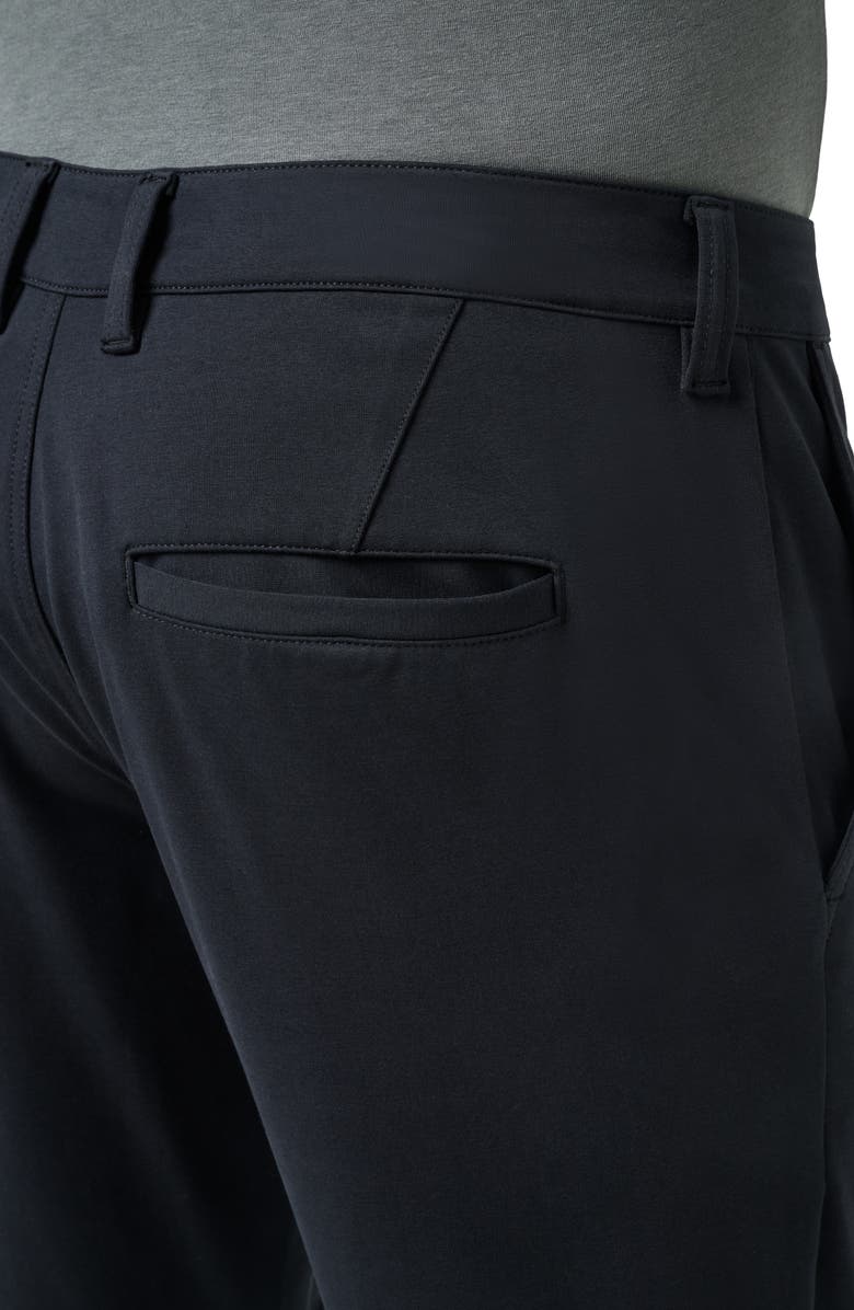 TravisMathew Legacy Stretchknit Flat Front Chinos, Alternate, color, Black