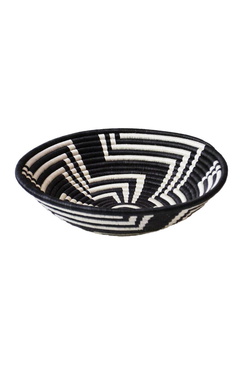 Geometric Large Plateau, Main, color, Black and White
