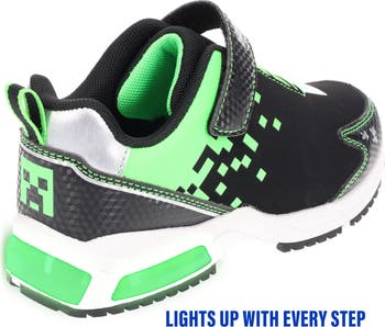 x Minecraft<sup>®</sup> Kids' Light-Up Sneaker