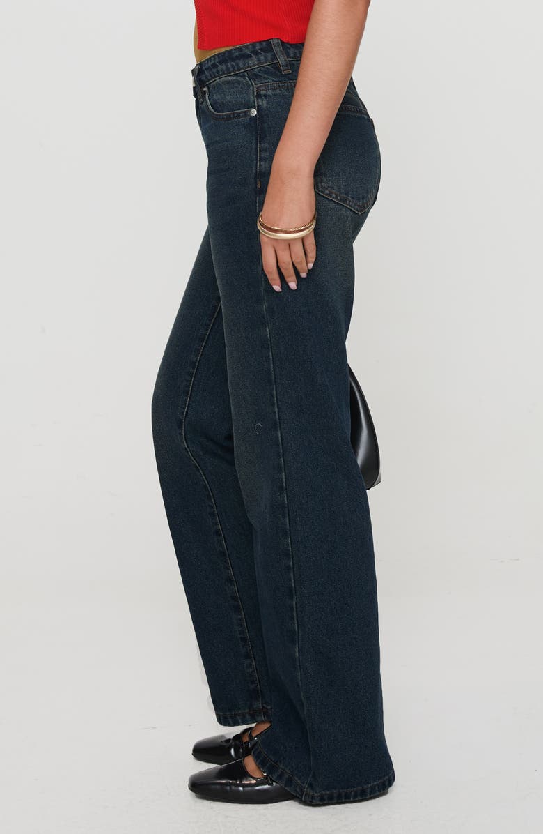 Princess Polly Cybele Low Rise Straight Leg Jeans, Alternate, color, 