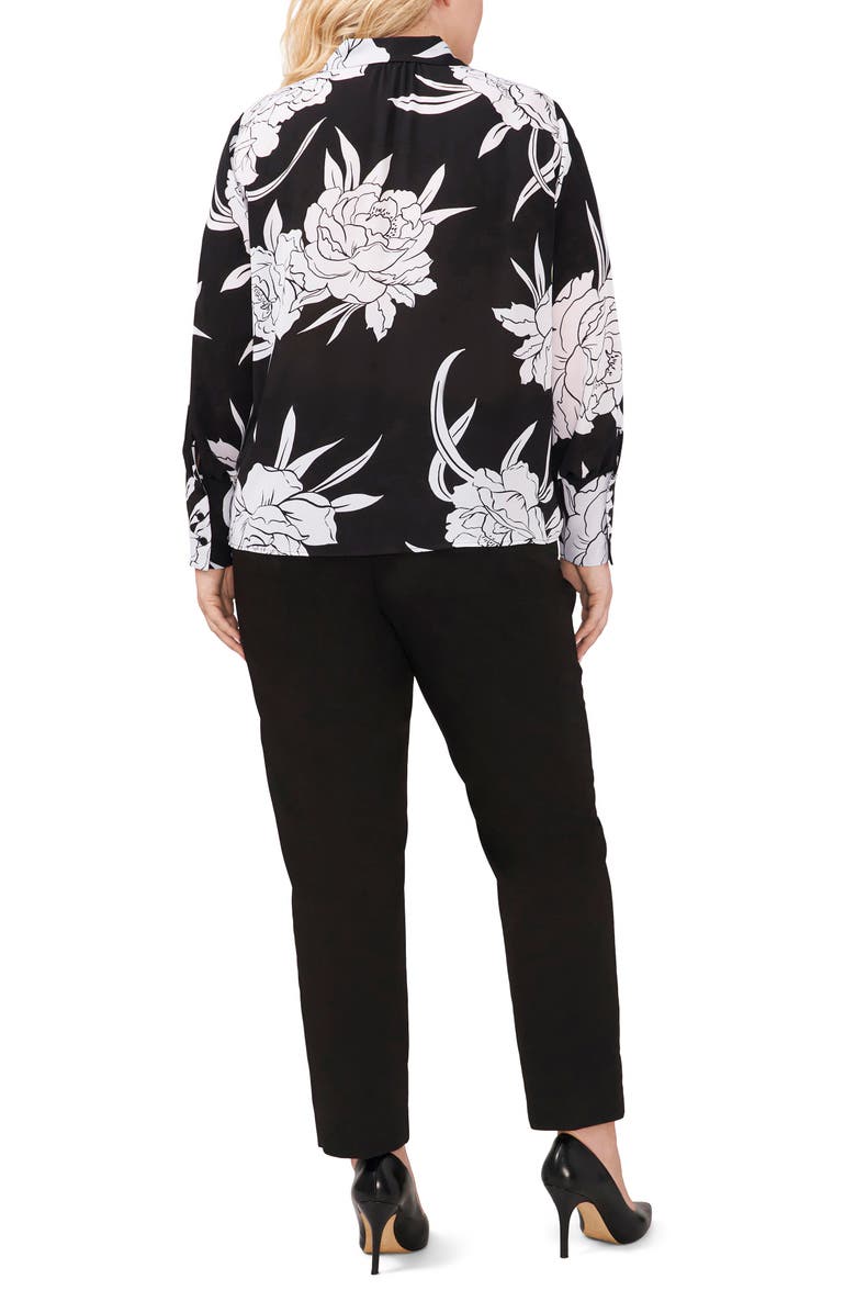 Halogen<sup>®</sup> Floral Print Button-Up Shirt, Alternate, color,